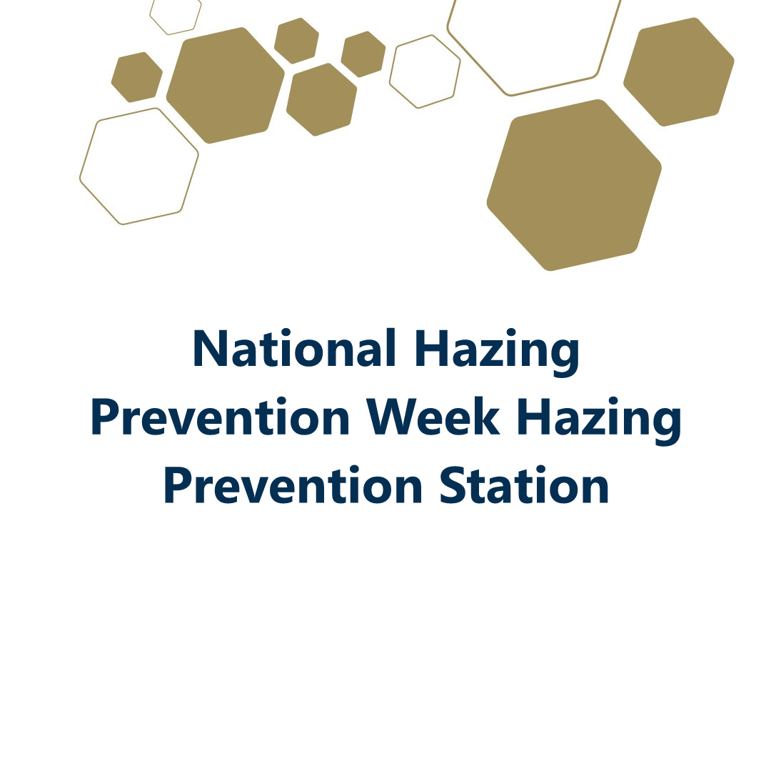National Hazing Prevention Week Hazing Prevention Station