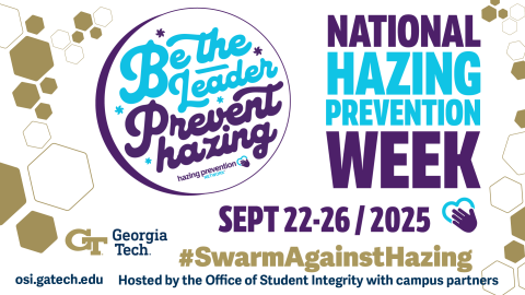 national hazing prevention week sept. 22 - 26, 2025 #swarmagainsthazing